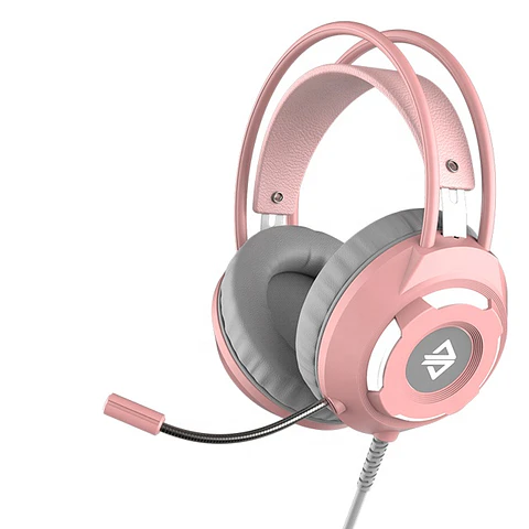Audifonos Gamer Led Colores Pc Ps4 Xbox 3.5mm Usb Ajazz