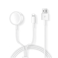 Cargador 2 En 1 para Apple Watch Y iPhone/iPad