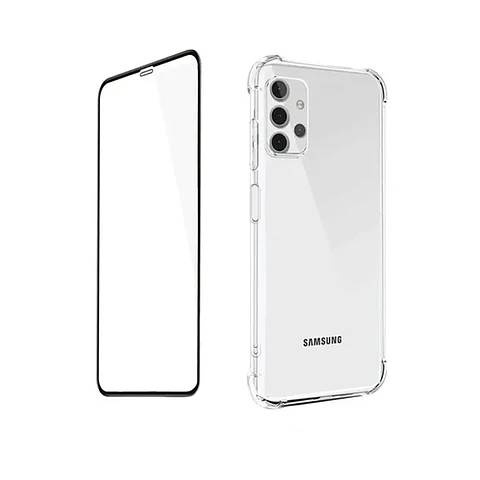 Kit Carcasa Samsung A32 4g Antigolpes + Lamina De Ceramica 9d