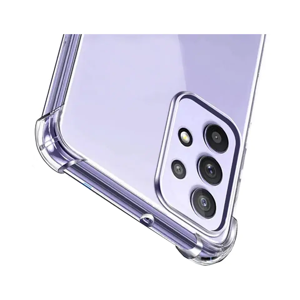Kit Carcasa Samsung A72 Antigolpes + Lamina De Ceramica 9d 2