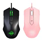 Mouse Gamer Rgb Ajazz Aj52 2500 Dpi - Negro - Rosado - Miniatura 1