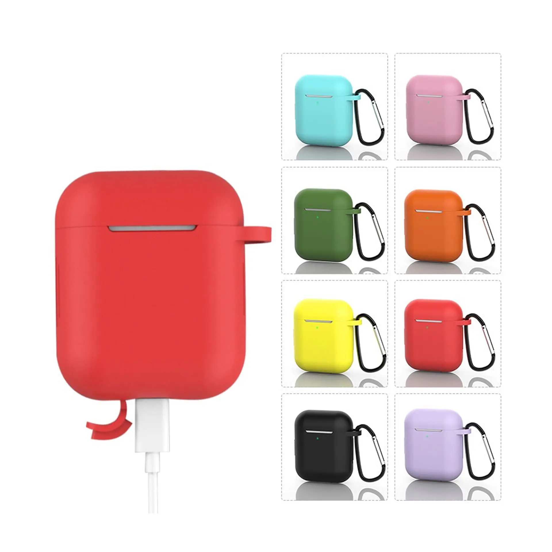 Carcasa Funda Silicona Para AirPods 1/2 y 3ra generacion.  1