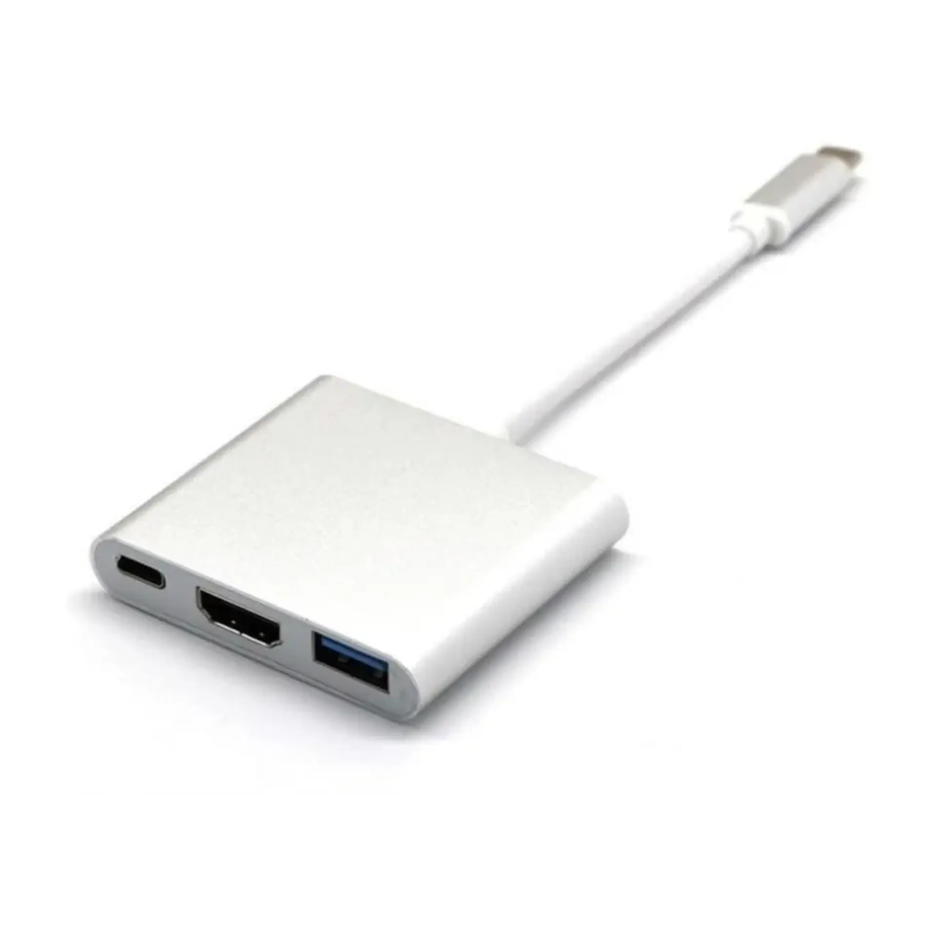 Adaptador Hub 3 En 1 Usb C Hdmi Para Macbook iPad Notebook 3