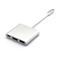Adaptador Hub 3 En 1 Usb C Hdmi Para Macbook iPad Notebook - Miniatura 3