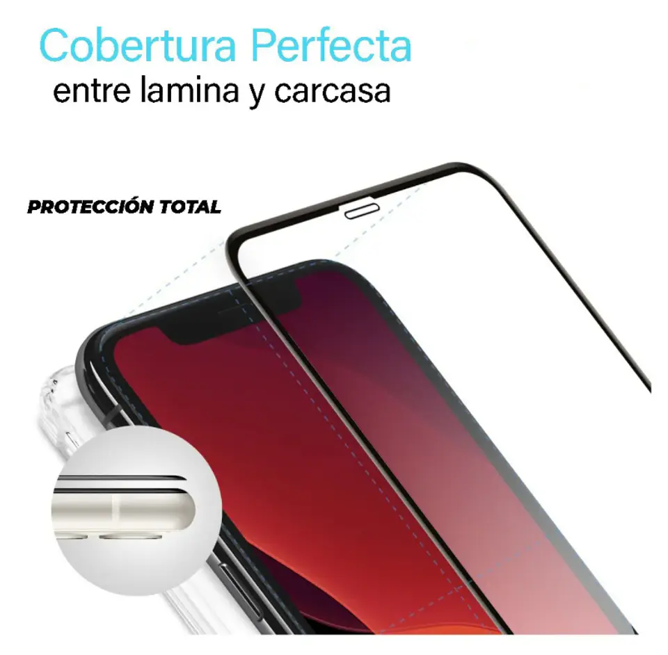 Kit Carcasa Reforzada para iPhone 13 / 13 Pro / 13 Mini  + Lamina Cerámica 2