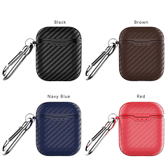 Carcasa Funda Fibra de Carbono Para AirPods / Airpods Pro