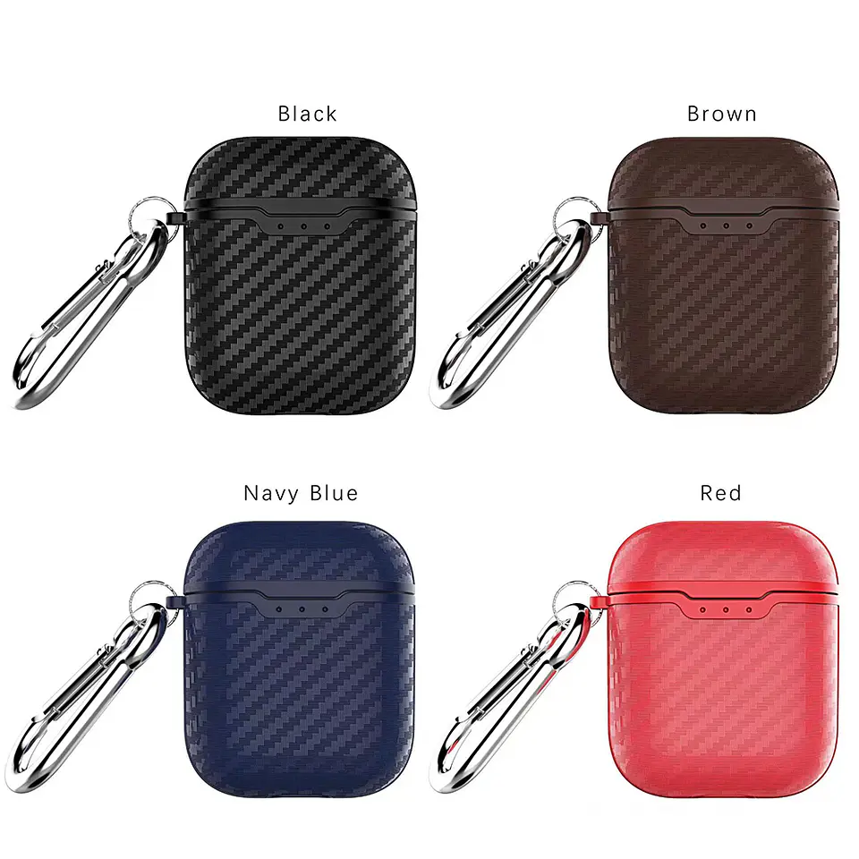 Carcasa Funda Fibra de Carbono Para AirPods / Airpods Pro 1