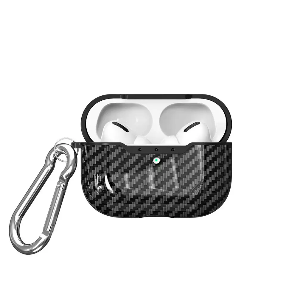 Carcasa Funda Fibra de Carbono Para AirPods / Airpods Pro 4