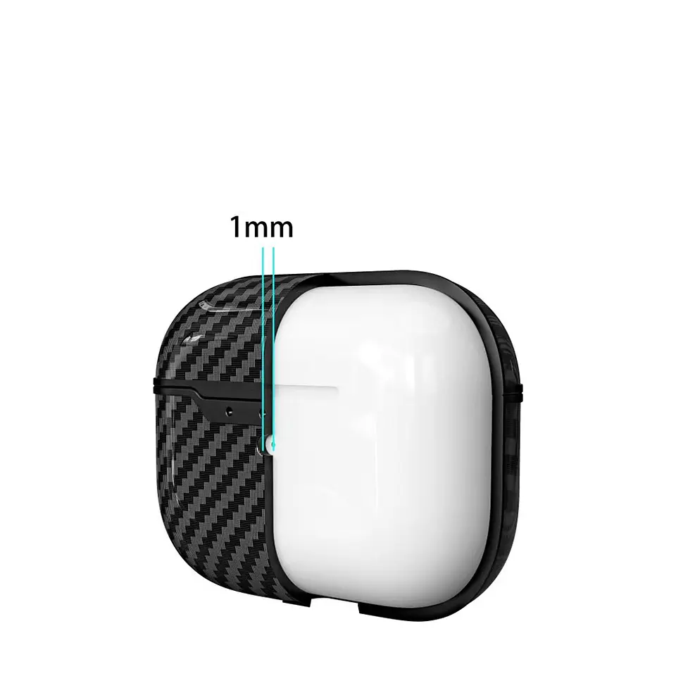 Carcasa Funda Fibra de Carbono Para AirPods / Airpods Pro 8