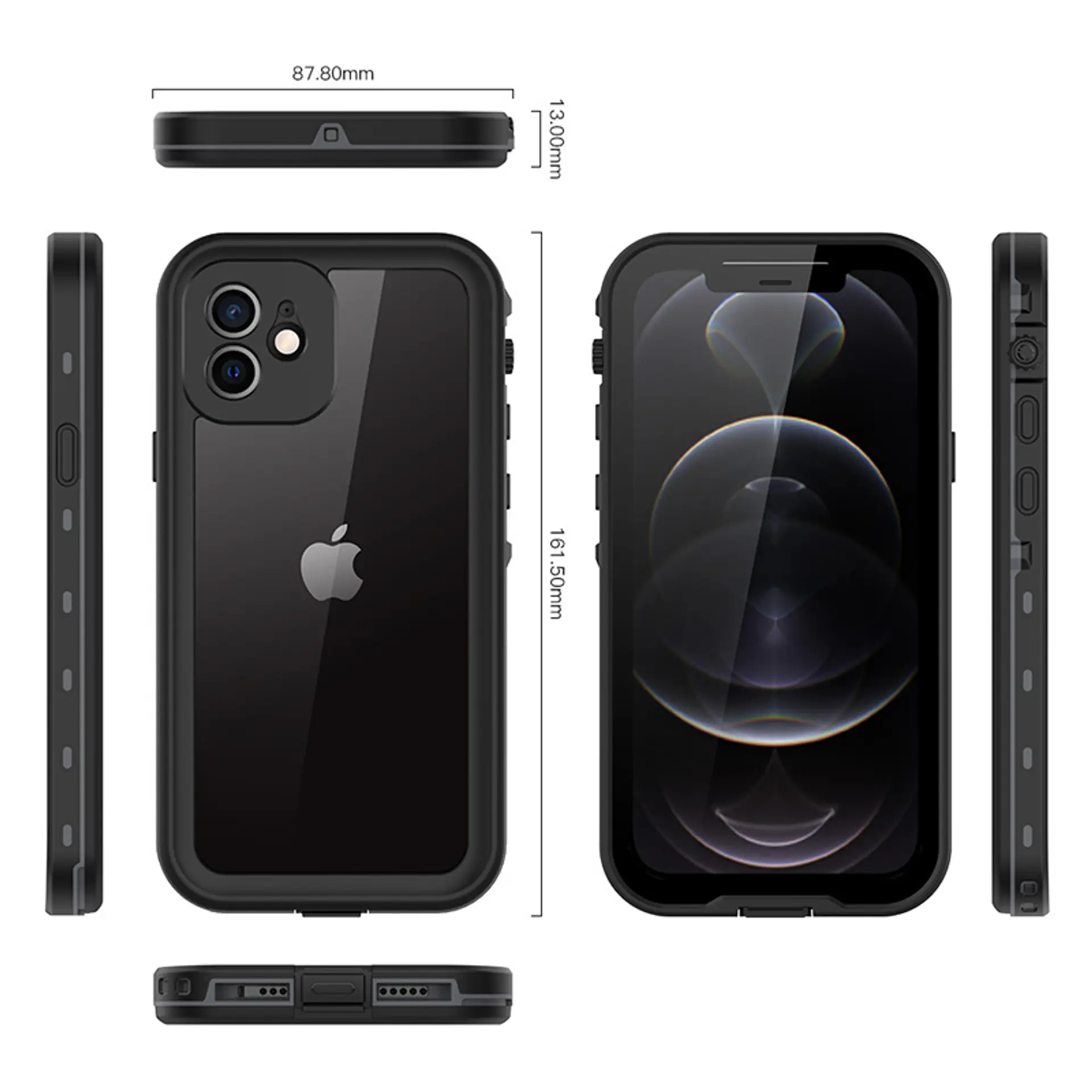 Carcasa Blindada para iPhone 11 12 13 Waterproof Antishock IP68  6