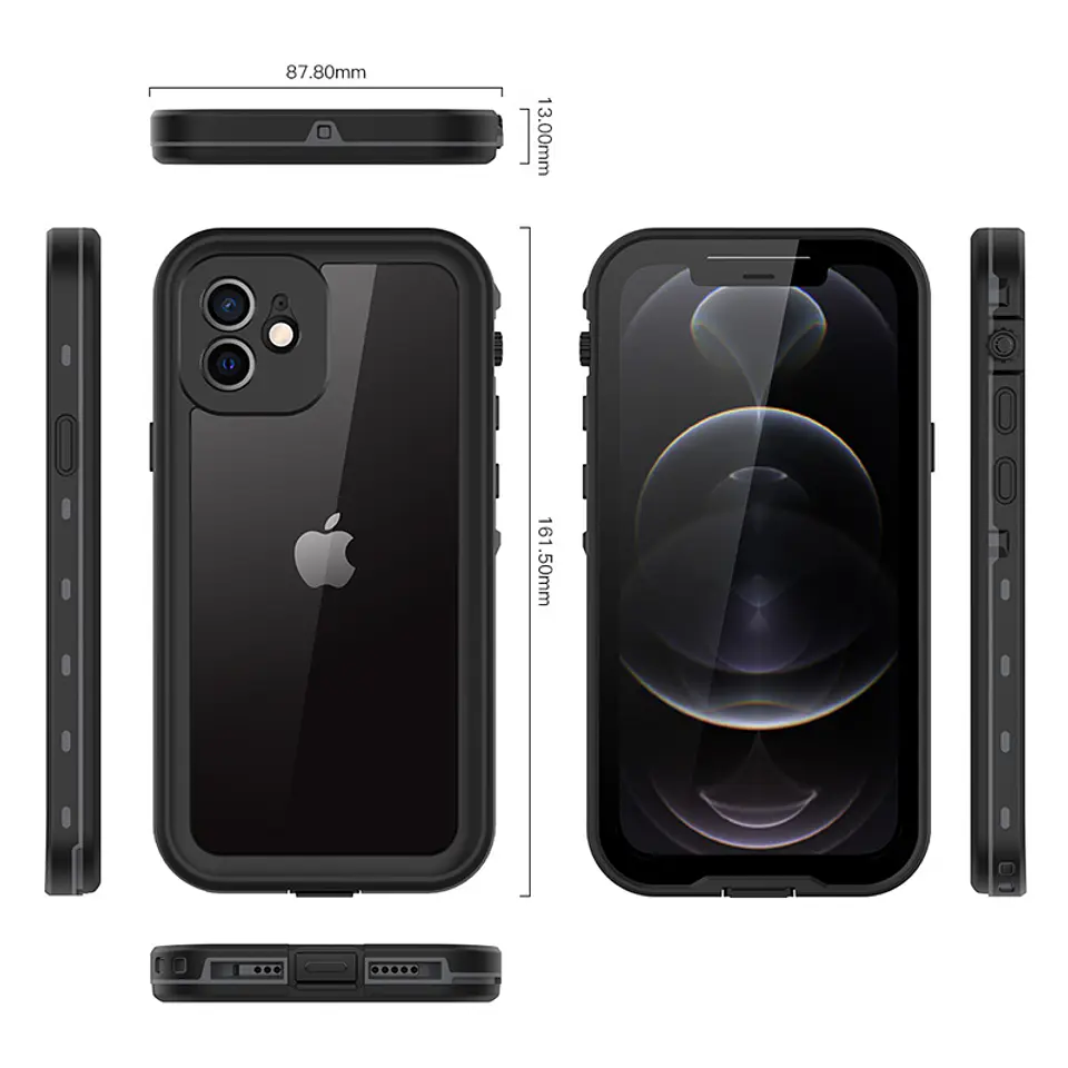 Carcasa Blindada para iPhone 11 12 13 Waterproof Antishock IP68  6