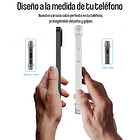 Kit Carcasa para iPhone 12 12 Pro + Lamina Cerámica + Glass Cámara 6