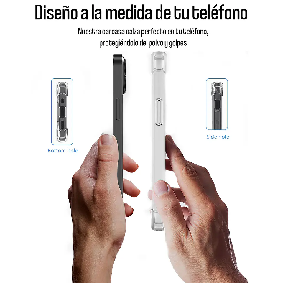 Kit Carcasa Reforzada para iPhone 13 / 13 Pro / 13 Mini  + Lamina Cerámica 4