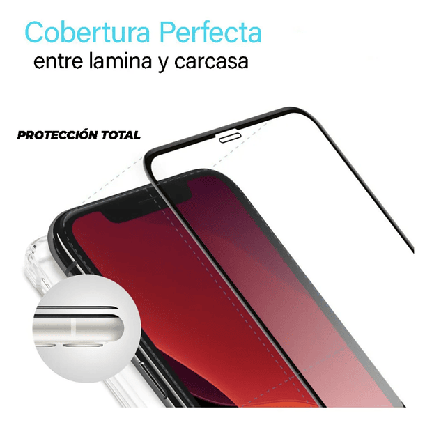 Kit Carcasa para iPhone 11  / 11 Pro + Lamina Cerámica + Protector Cámara 3