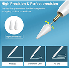 Pencil Lapiz para iPad con Palm Rejection - Máxima precisión 8