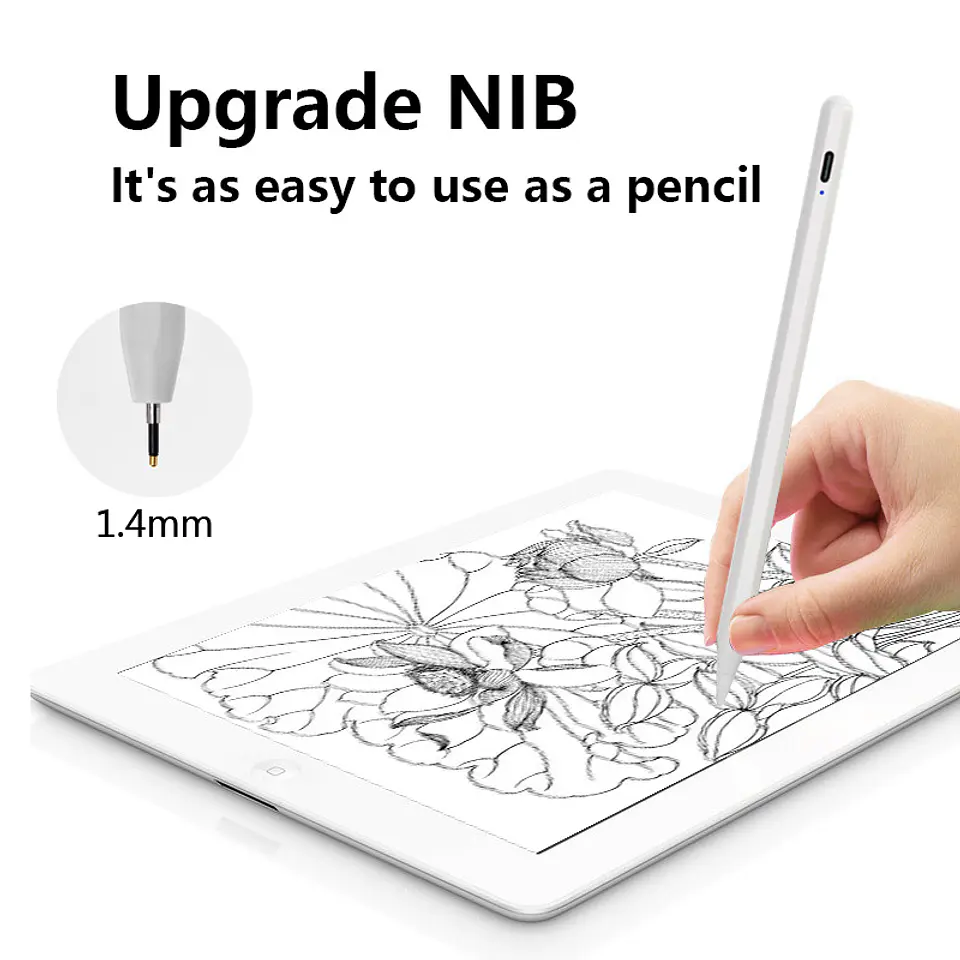 Pencil Lapiz para iPad con Palm Rejection - Máxima precisión 11