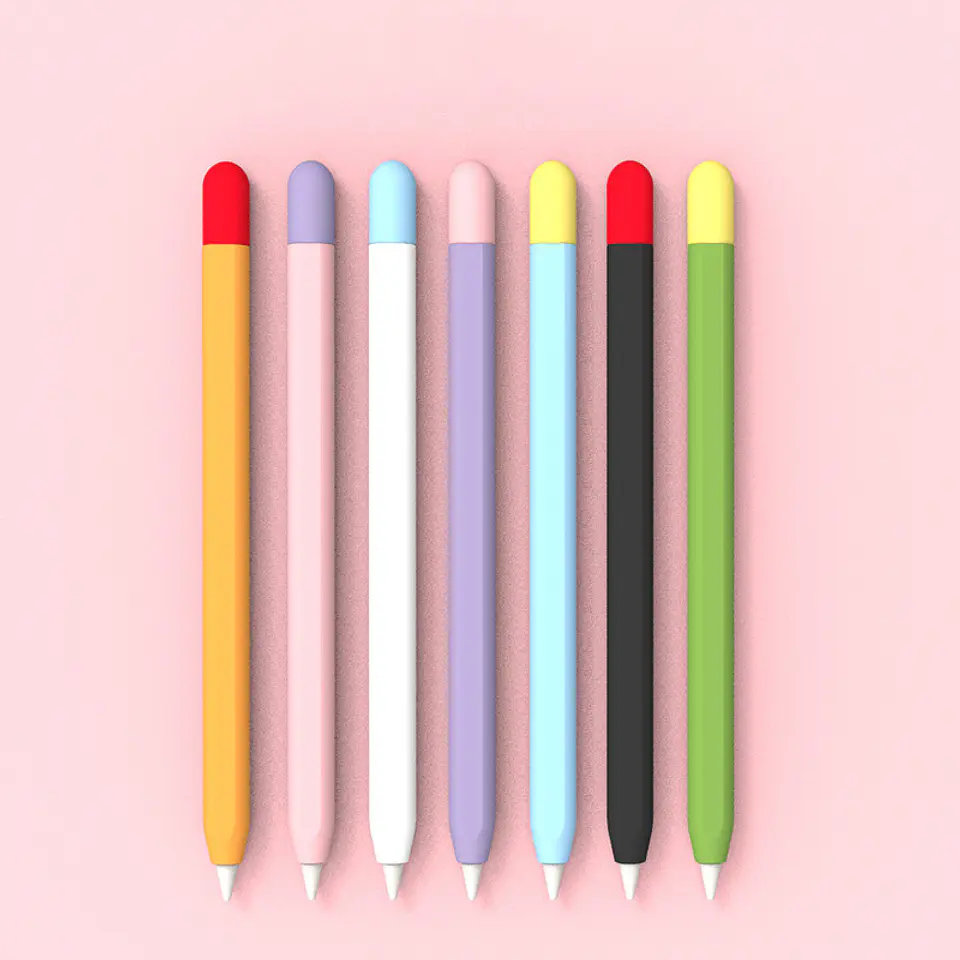 Protector Funda Silicona Para Apple Pencil 1 - Colores 1