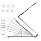 Soporte De Aluminio Para Macbook Notebook Escritorio Oficina - Miniatura 3