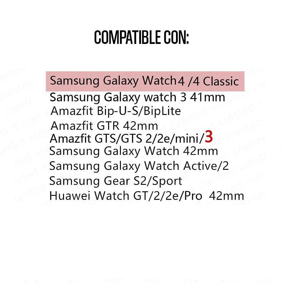 Correa Nylon Para Galaxy Watch / Active / Amazfit Gt2 Gts 4