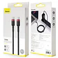Cable Usb Tipo C A Tipo C 100w Baseus Para Macbook Android - Miniatura 2