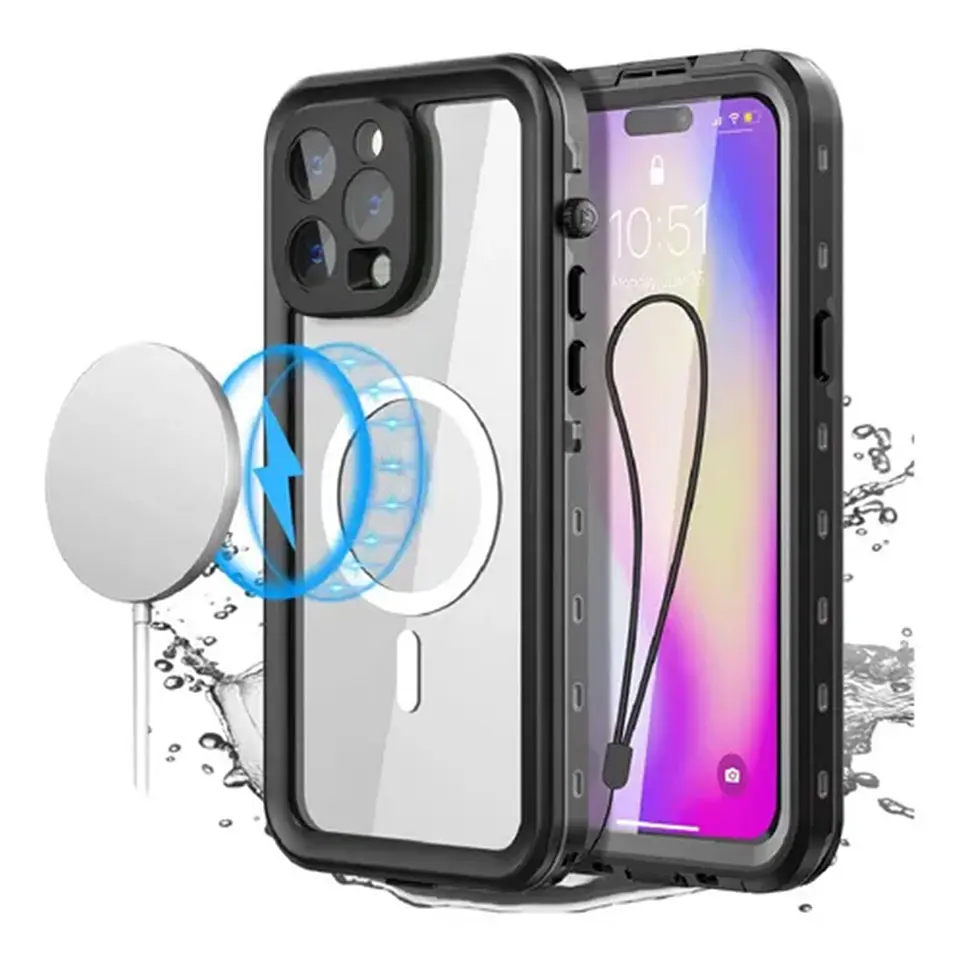 Carcasa Blindada para iPhone 14 Pro / 14 Pro Max Waterproof Antishock IP68 Compatible Magsafe 1