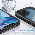Carcasa Blindada para iPhone 14 Pro / 14 Pro Max Waterproof Antishock IP68 Compatible Magsafe 7