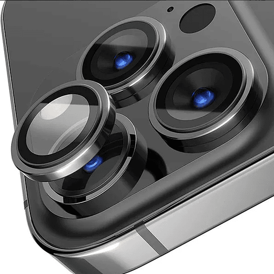 Protector Camara Lentes Para Iphone 14 Pro / 14 Pro Max Negro