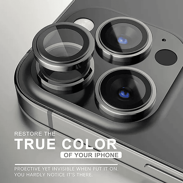 Vidrios Protectores Aluminio Camara Para iPhone 14 Pro / Max 8