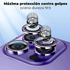 Vidrios Protectores Aluminio Camara Para iPhone 14 Pro / Max 3
