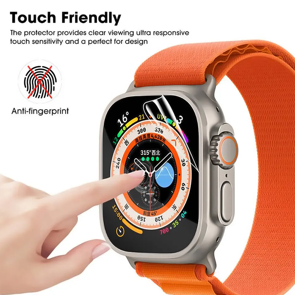 Lámina Protectora Hidrogel Apple Watch Ultra 2UN  3