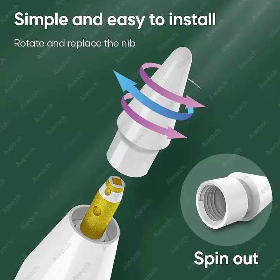 Punta Reemplazo para Apple Pencil 1era Y 2da Gen 2