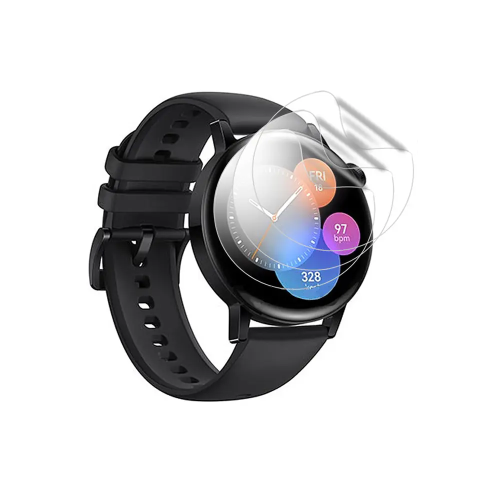 Lámina Mica Hidrogel Reloj Huawei GT3 Runner 42/46mm 2UN 1