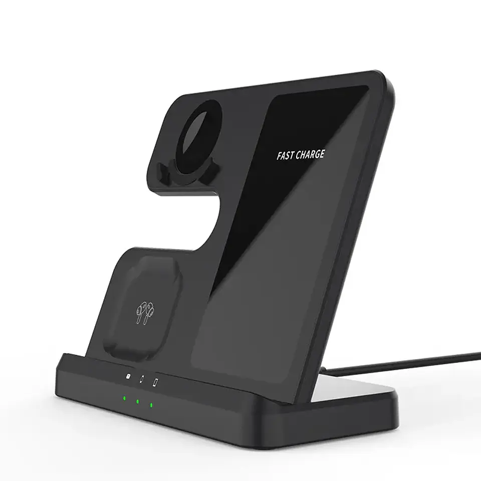 Cargador Inalambrico 3 En 1 para Samsung Galaxy Buds Galaxy Watch 7