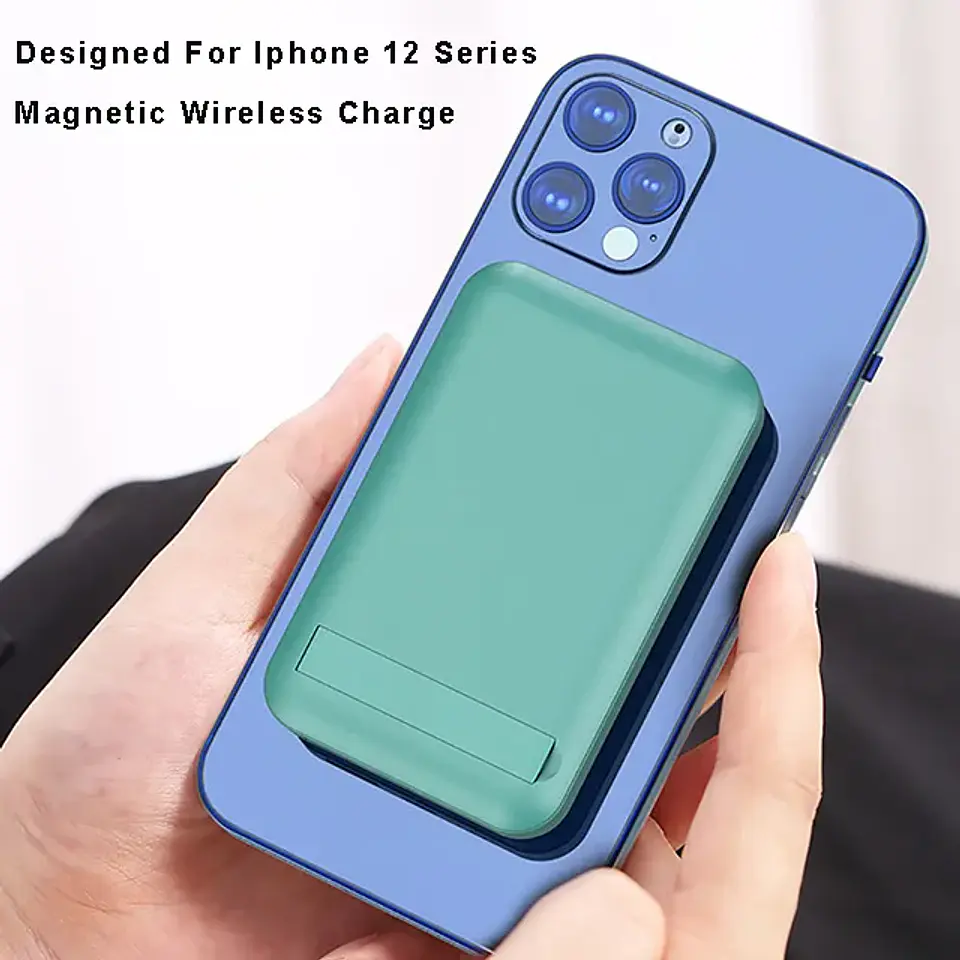 Cargador Portatil Bateria Powerbank Magnética Para iPhone 10.000mah 4