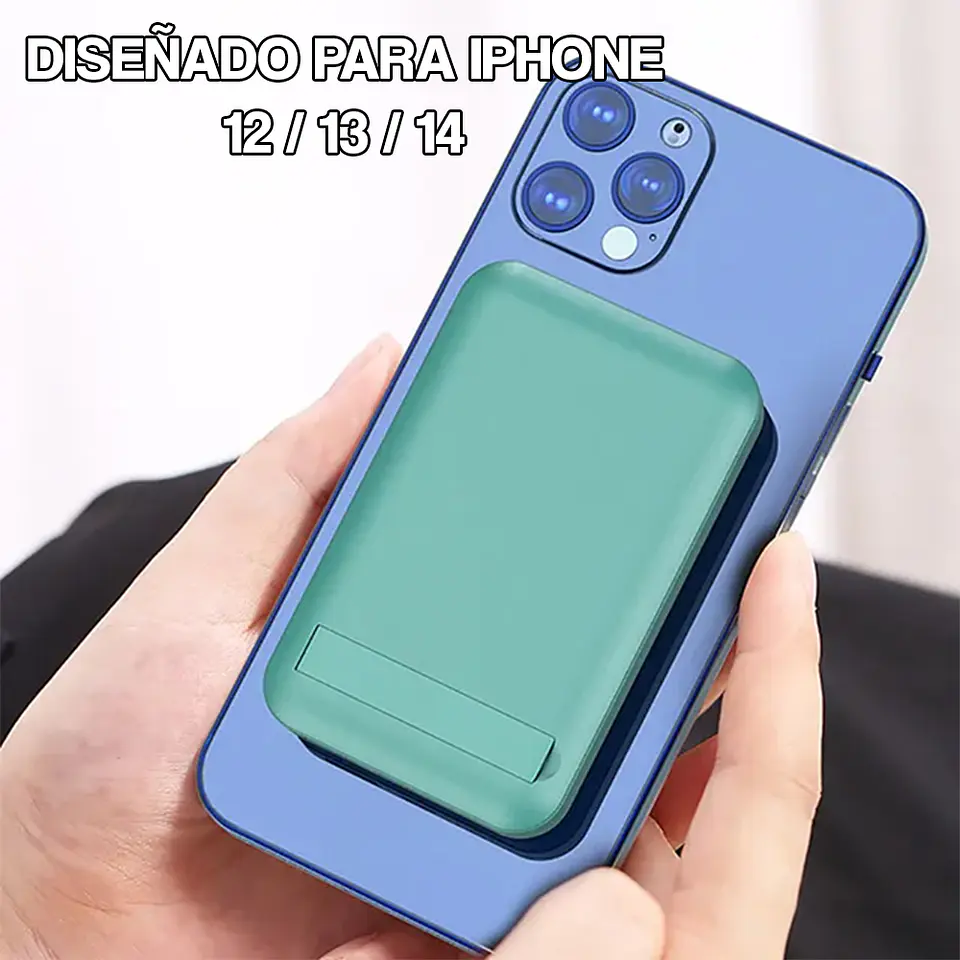Cargador Portatil Bateria Powerbank Magnética Para iPhone 10.000mah 9