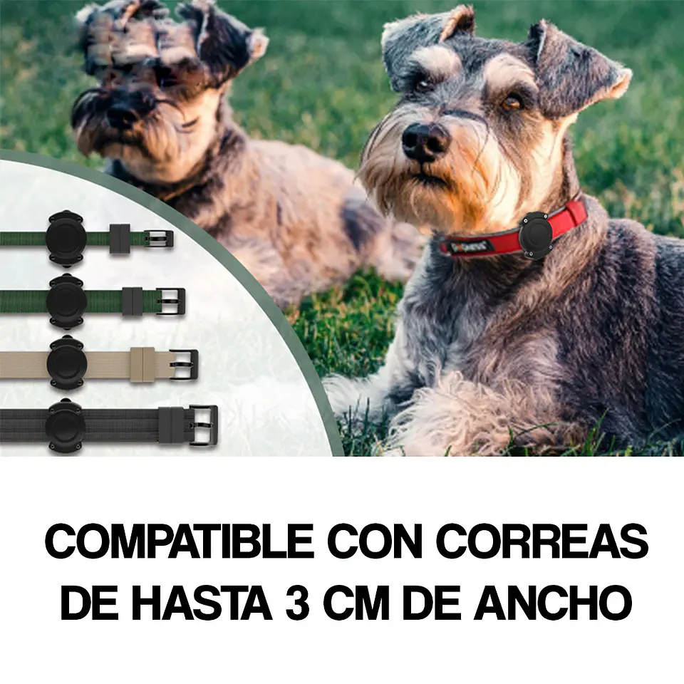 Soporte Collar Mascotas Para Airtag Impermeable Resistente 7