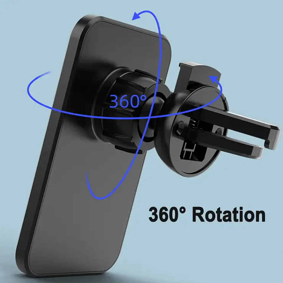 Cargador y Soporte Inalambrico Para iPhone Magnético Para Auto Compatible Magsafe 7