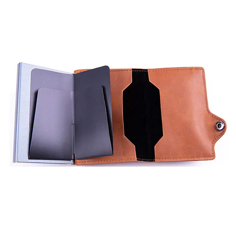 Billetera Y Tarjetero Cuero - Compatible Con Airtag Rfid 7