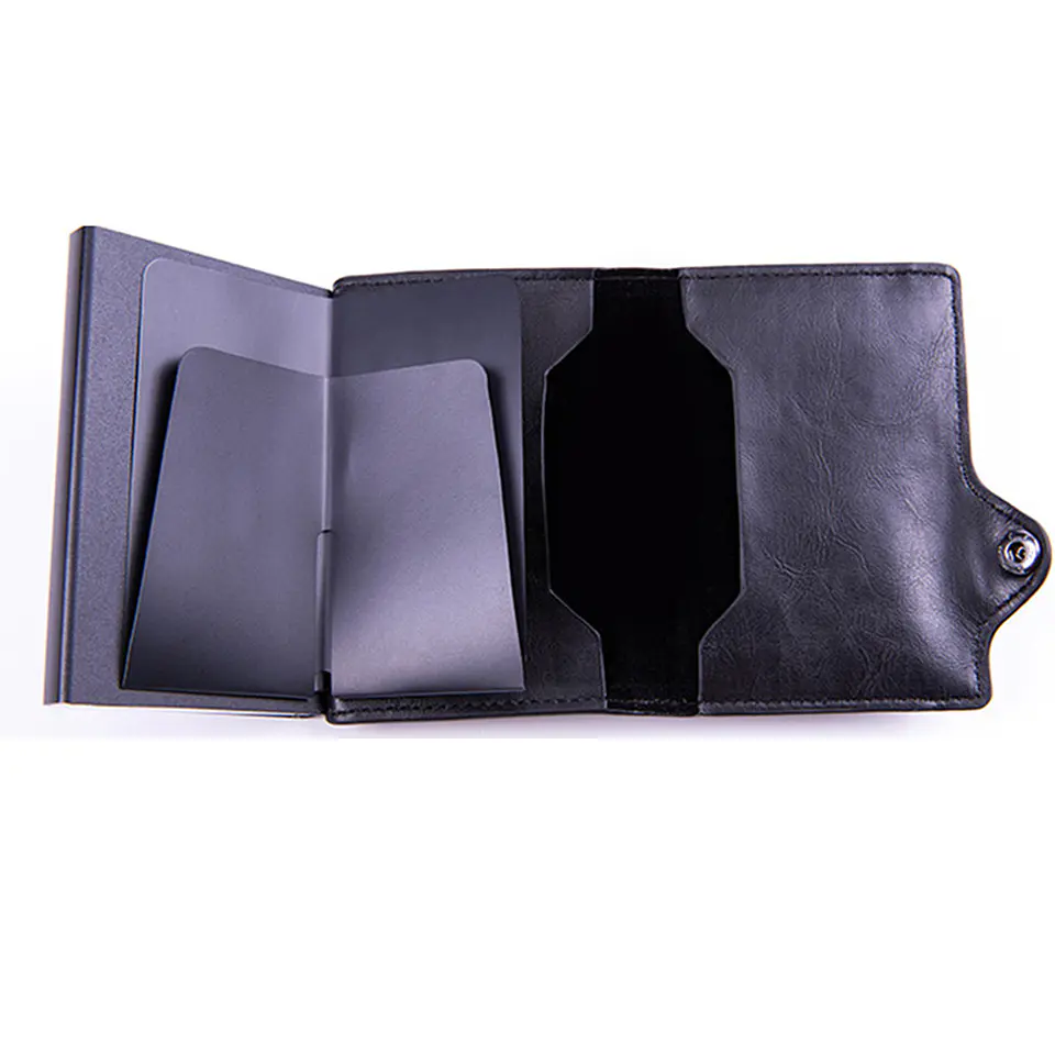 Billetera Y Tarjetero Cuero - Compatible Con Airtag Rfid 9