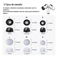 6 Pares Almohadillas Memory Foam / Silicona Para AirPods Pro - Miniatura 3