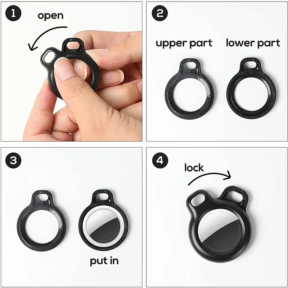 Protector Con Correa Secure Hold para Airtag 2