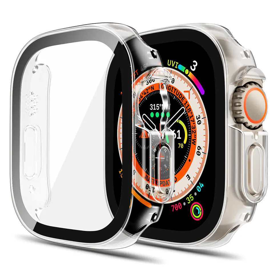 Protector Carcasa Glass Para Apple Watch Ultra 49mm 4