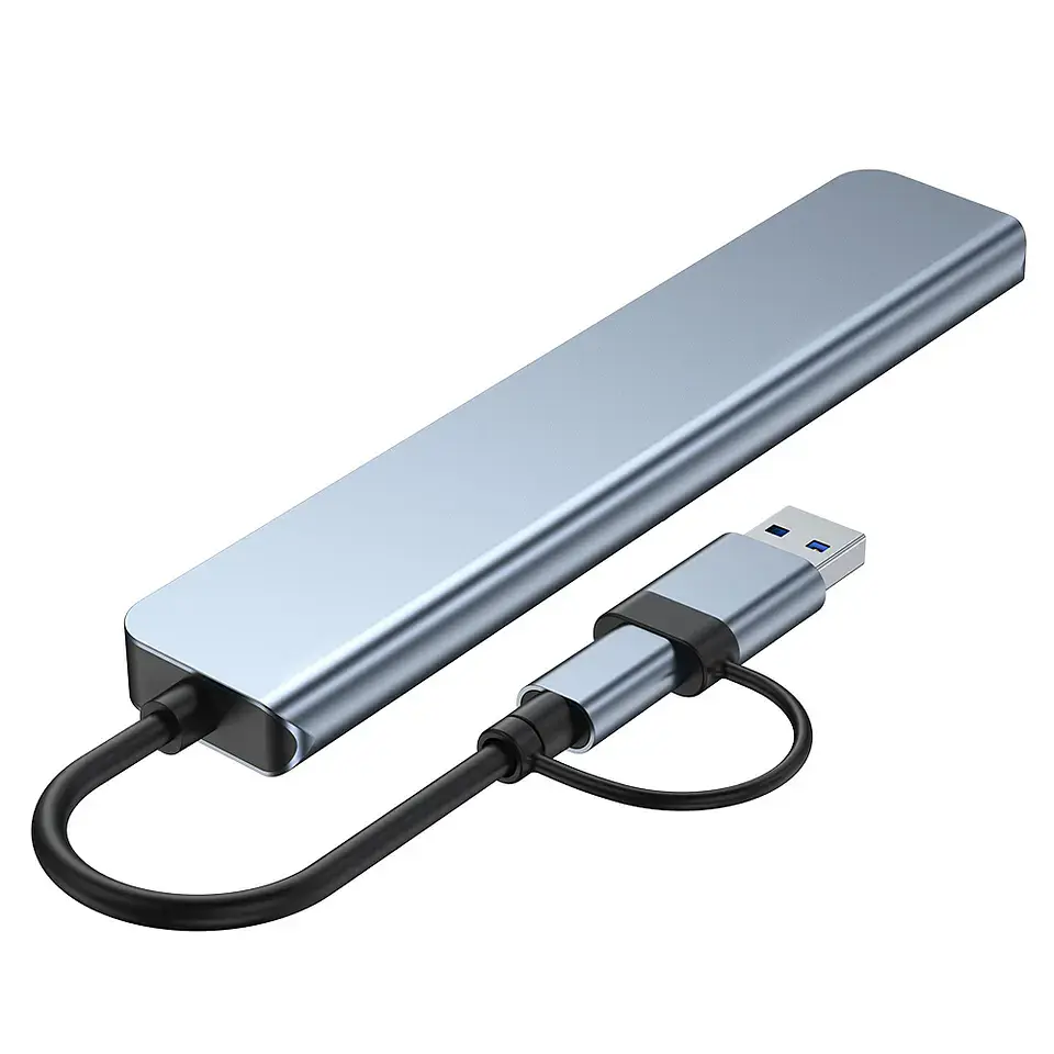 Hub Adaptador Usb Tipo C 7 En 1 Para Macbook iPad Notebook 4