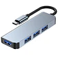 Adaptador Extensor Hub Usb 3.0 Tipo C 4 En 1 Para Macbook - Miniatura 1