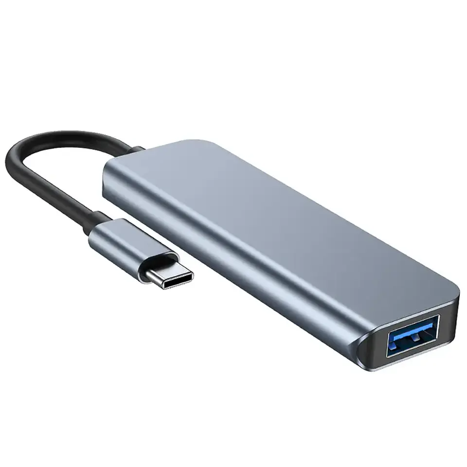 Adaptador Extensor Hub Usb 3.0 Tipo C 4 En 1 Para Macbook 2