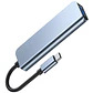 Adaptador Extensor Hub Usb 3.0 Tipo C 4 En 1 Para Macbook - Miniatura 3