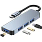 Adaptador Extensor Hub Usb 3.0 Tipo C 4 En 1 Para Macbook - Miniatura 6