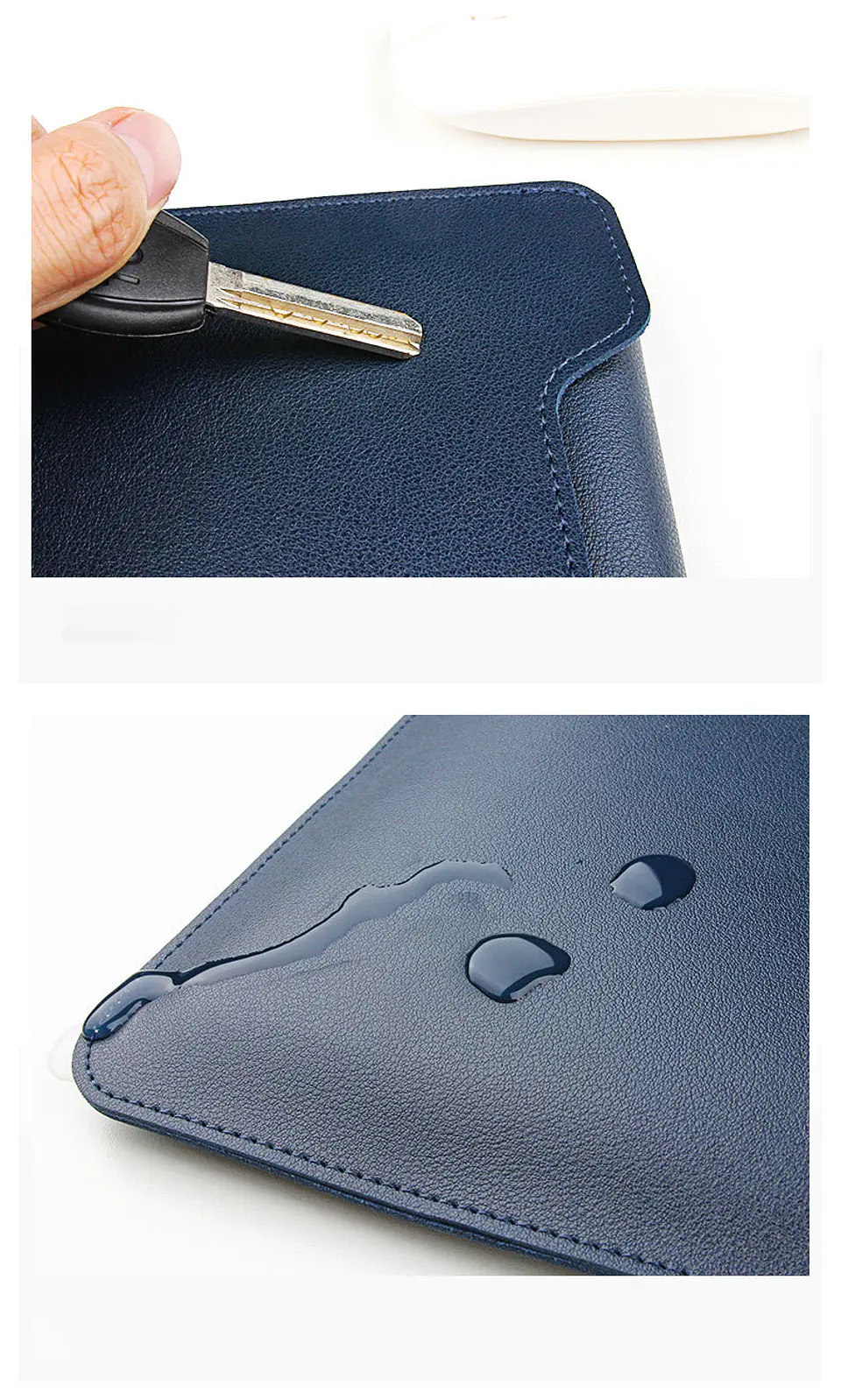 Funda De Cuero / Estación De Trabajo Para Macbook Air / Pro 10