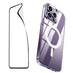 Kit Carcasa Para iPhone 14 Pro Max + Lamina Hidrogel Compatible magsafe