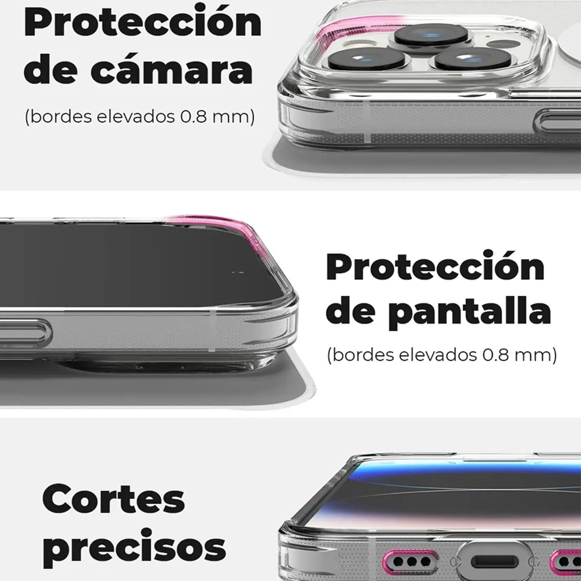 Kit Carcasa Para iPhone 14 Pro Max + Lamina Hidrogel Compatible magsafe 5